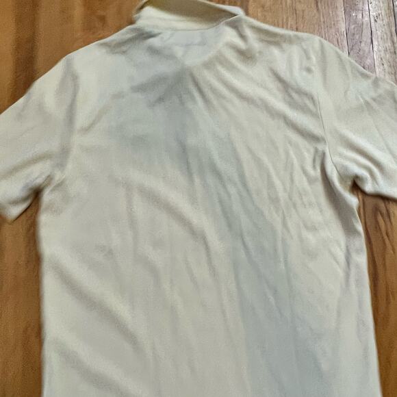 Travis Mathew Polo Shirt Mens Small Hawaiian Tree Yellow Golf Pima - Picture 3 of 8